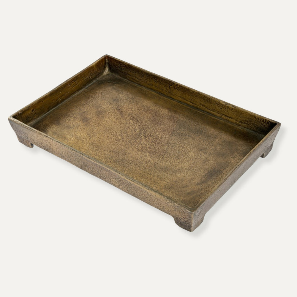DECORATIVE BRONZE ARISTO TRAY