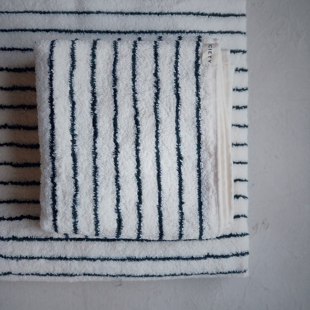 Serviette de bain rayé