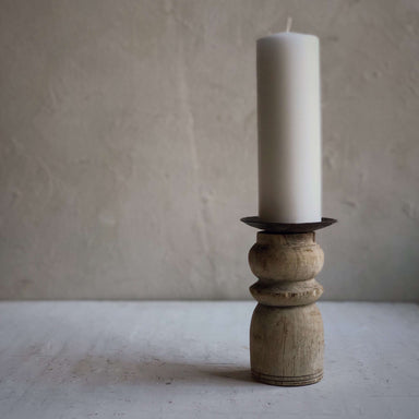 Chandelier en bois vintage