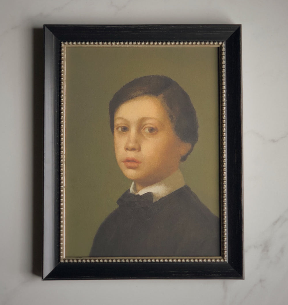décoration mural peinture classique vintage imprimé sur canevas toile rigide encadrement PORTRAIT D'ENFANT CLASSICAL PAINTING - STRETCHED FLAT CANVAS - SUR MON X BOUTIQUE