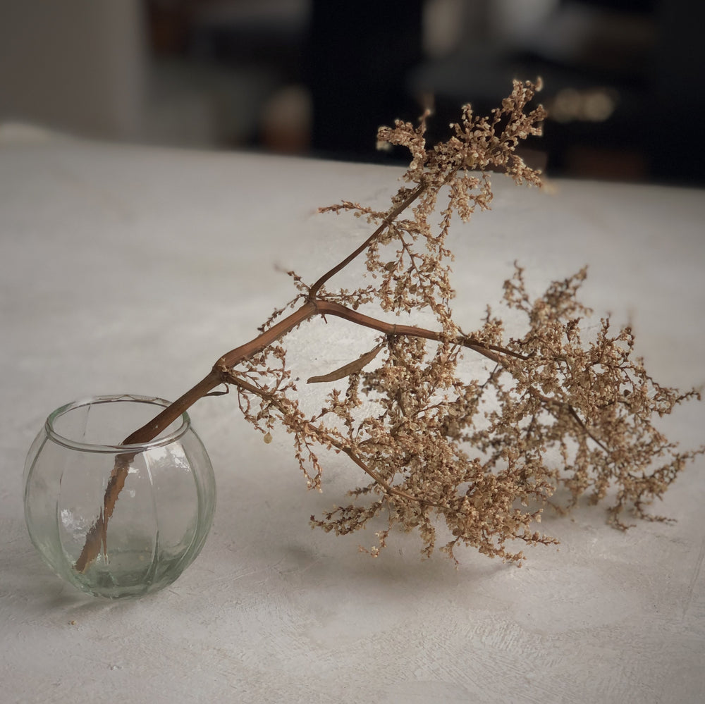 Vase en verre - bougeoir