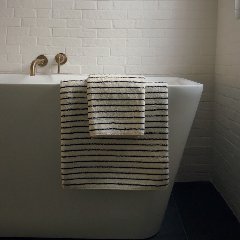 Serviette de bain rayé