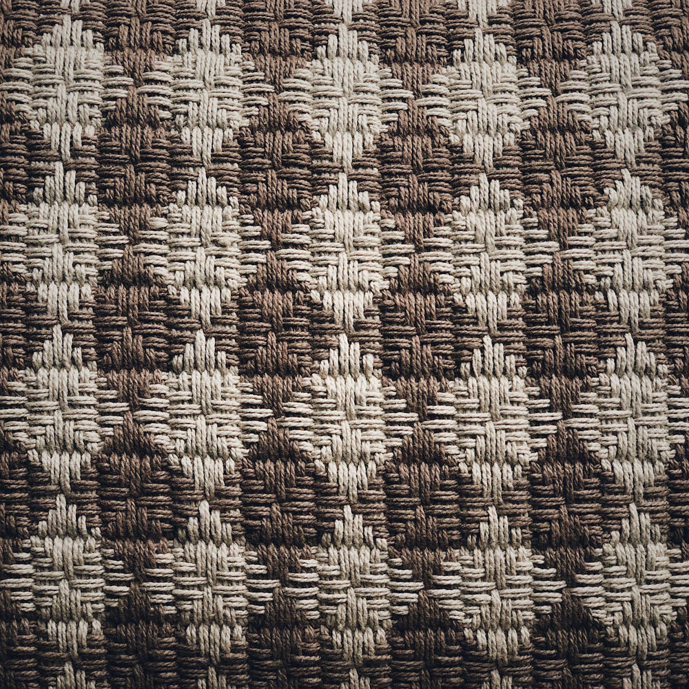 Coussin lombaire - Damier brun