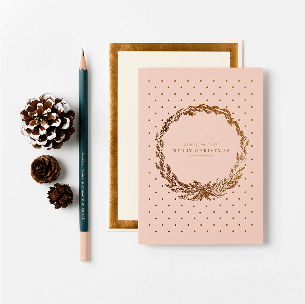 Carte de Noël de luxe