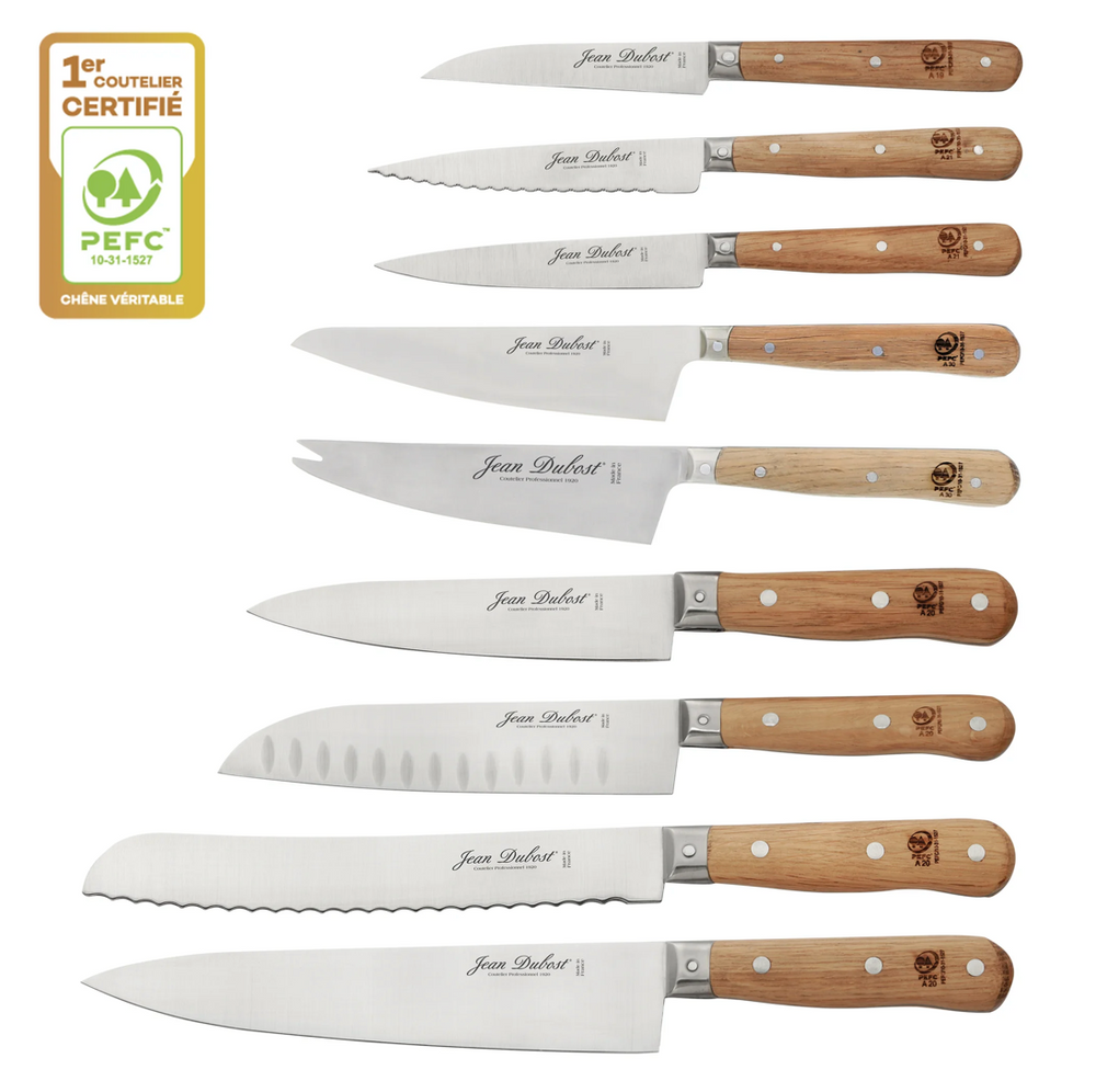Laguiole Chef’s Knife 1920 - Jean Dubost - Genuine Oak