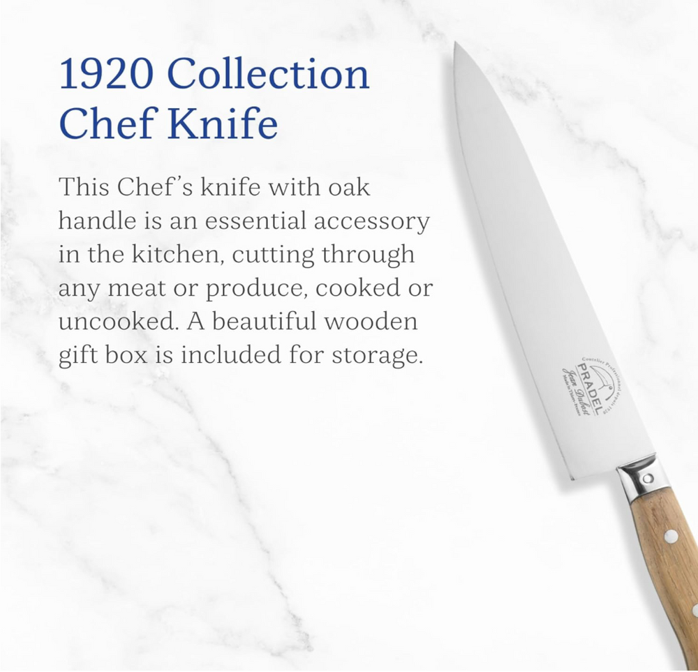Laguiole Chef’s Knife 1920 - Jean Dubost - Genuine Oak