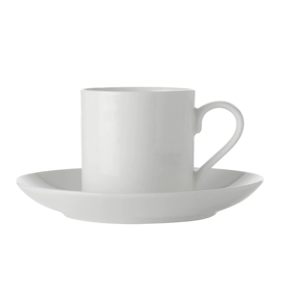 Double Espresso Cup and Saucer