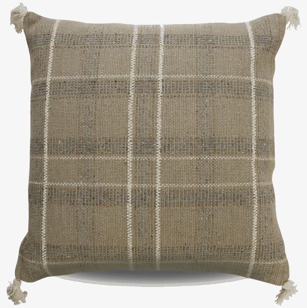 Coussin à carreaux classique - Grande housse James