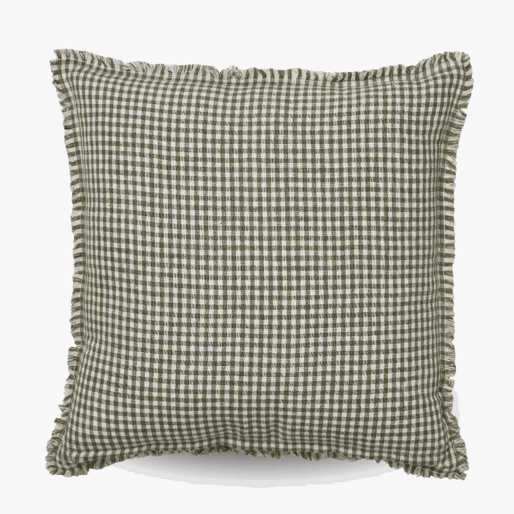 Coussin en vichy - Housse classique