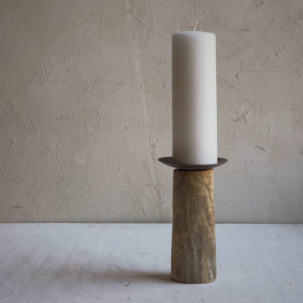 Chandelier en bois vintage