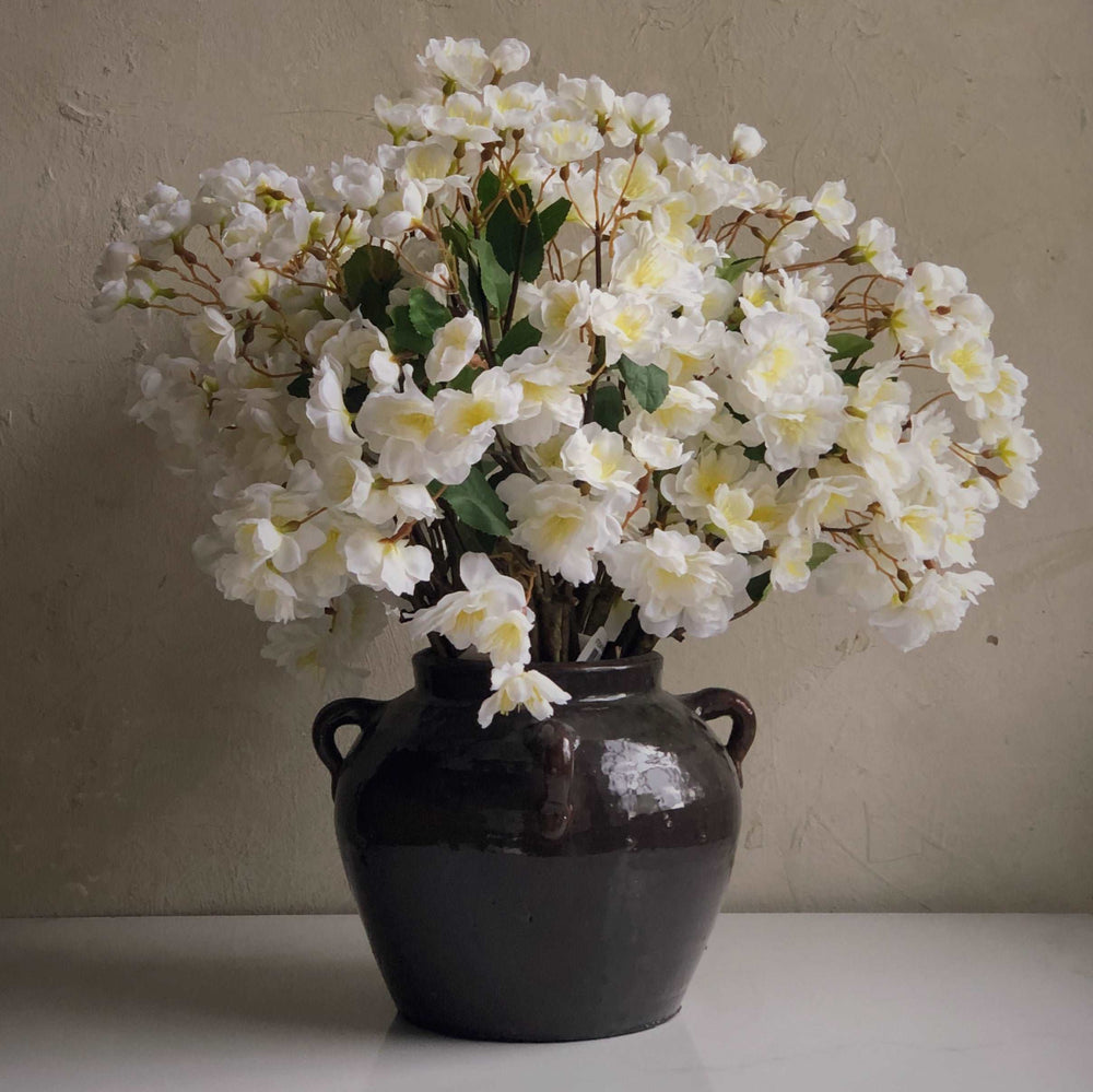 Décoration intérieure - fleur artificiel |   FLEURS DE CERISIER BLANCHES - 3