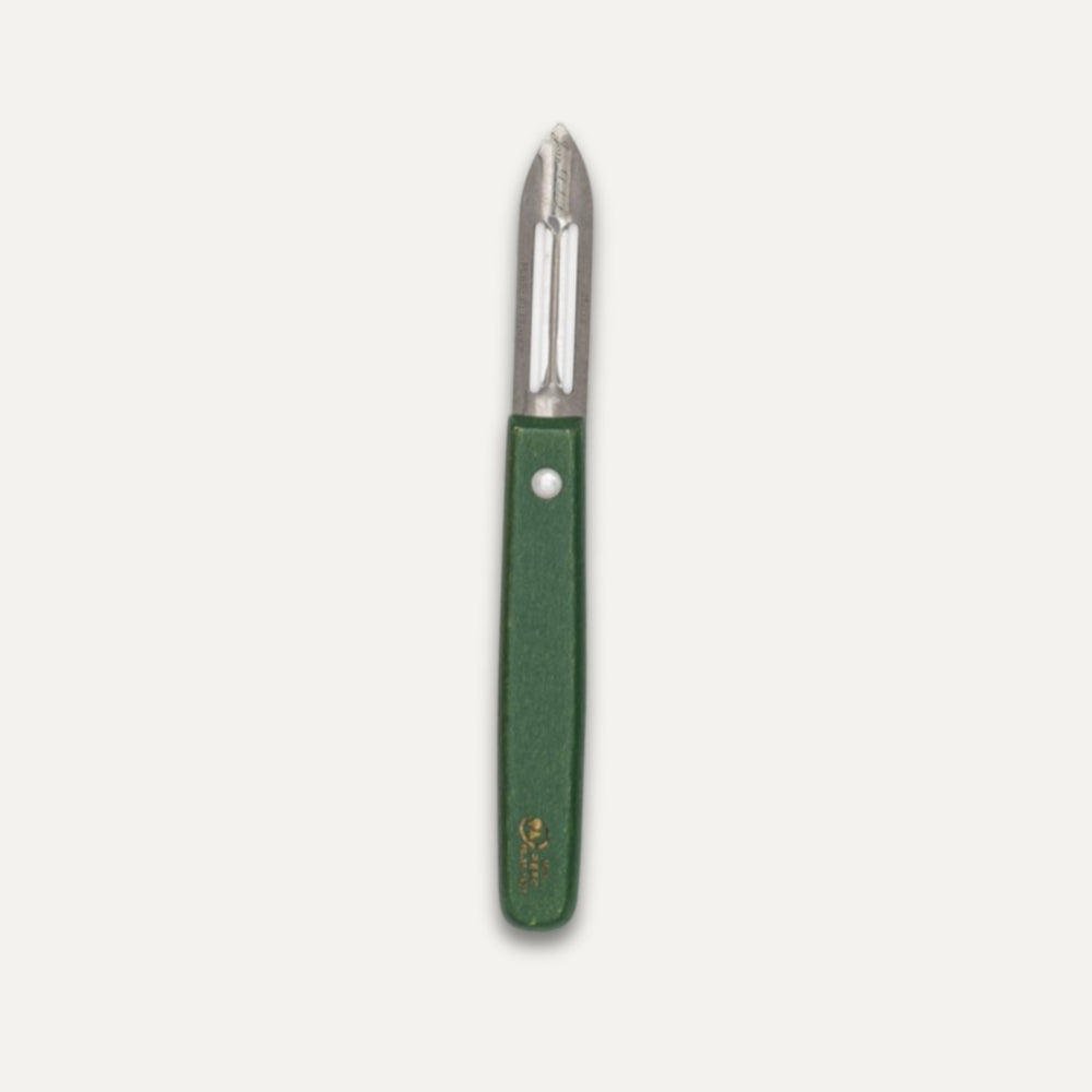 Traditional French Peeler – Green Natural Beech Wood