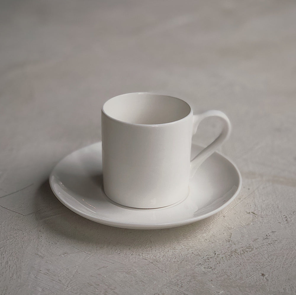 Double Espresso Cup and Saucer