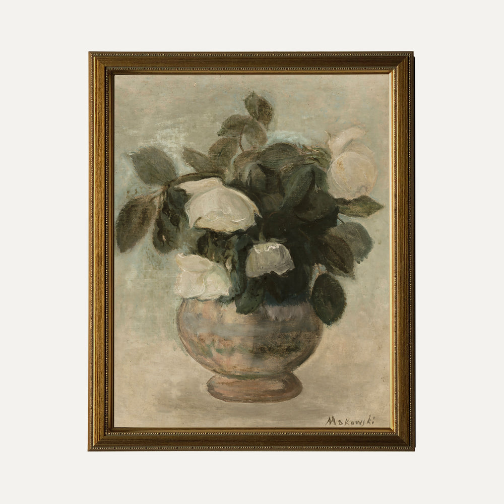 Impression sur papier beaux-arts - Bouquet de roses