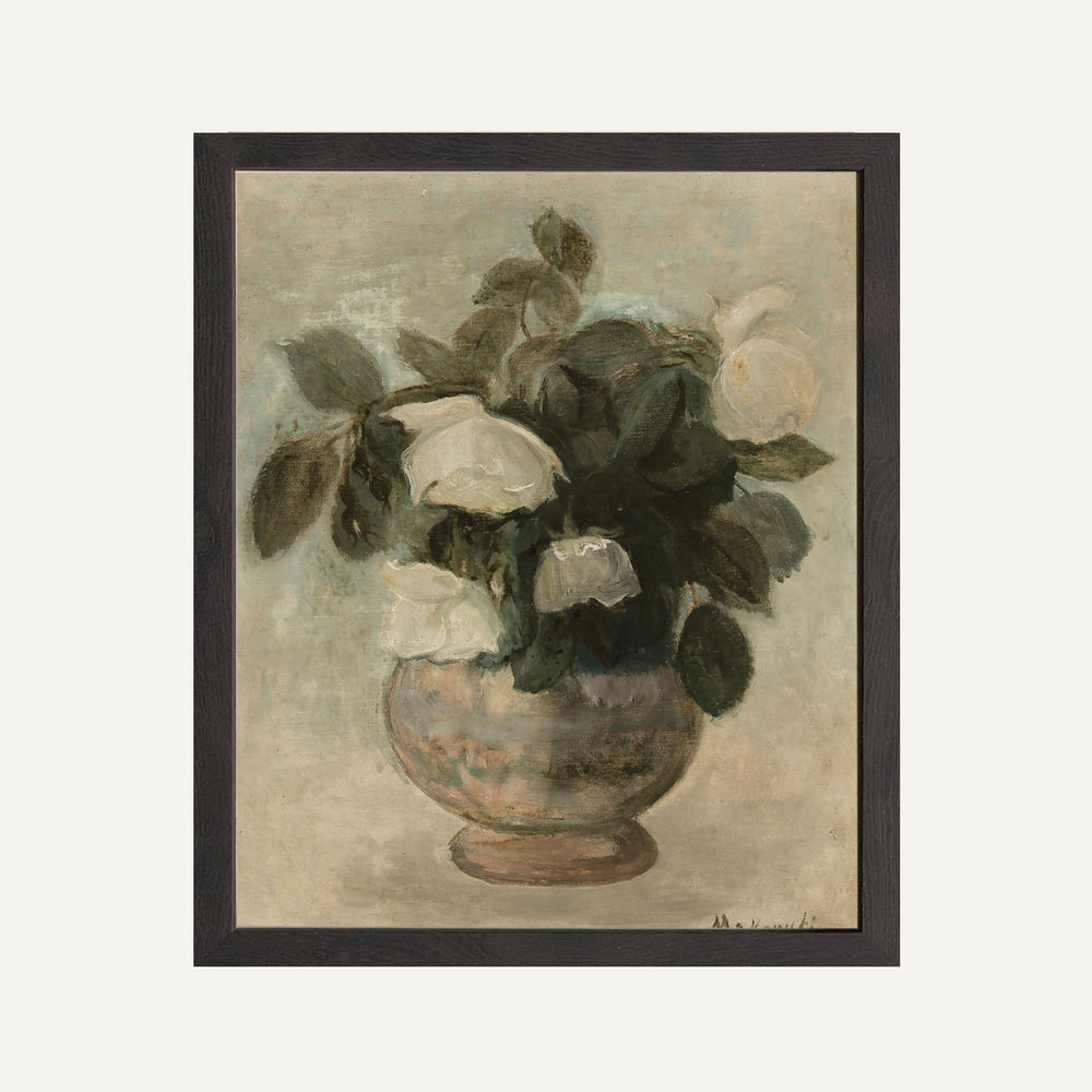 Impression sur papier beaux-arts - Bouquet de roses