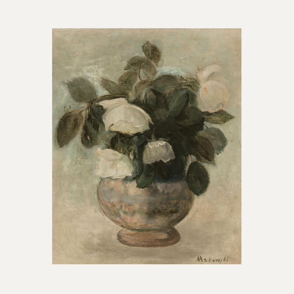 Impression sur papier beaux-arts - Bouquet de roses