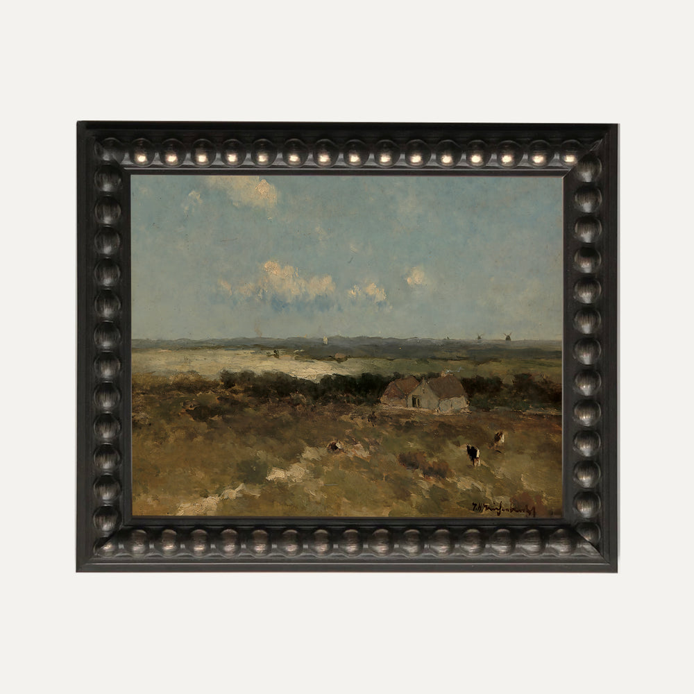 Impression sur papier beaux-arts- Paysage rural