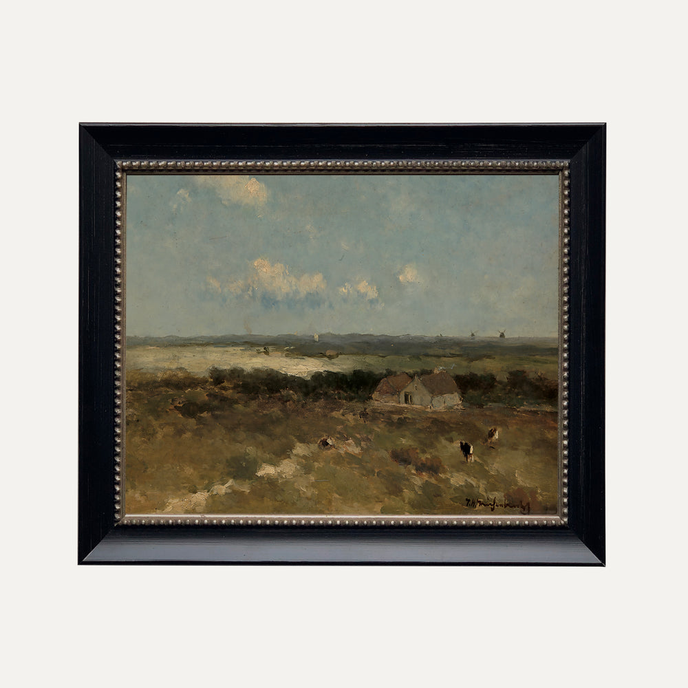 Impression sur papier beaux-arts- Paysage rural