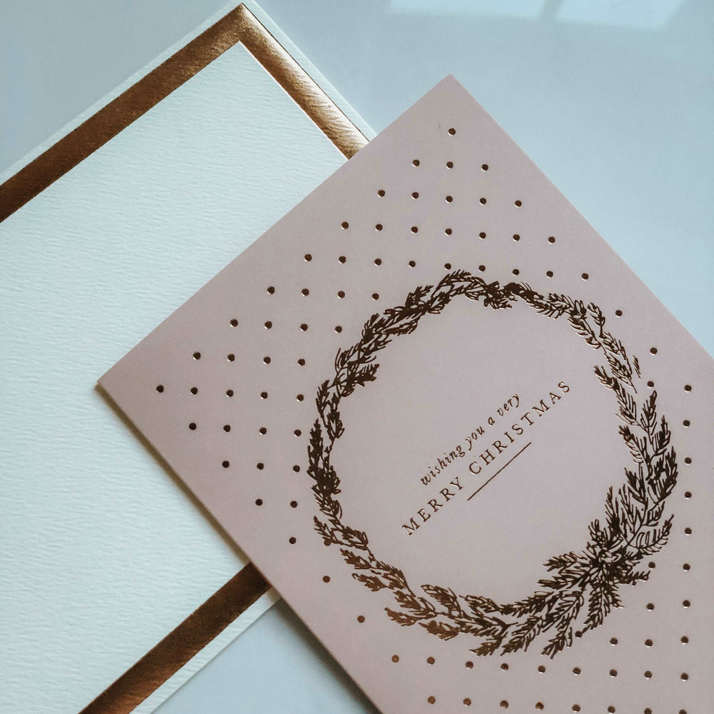 Carte de Noël de luxe