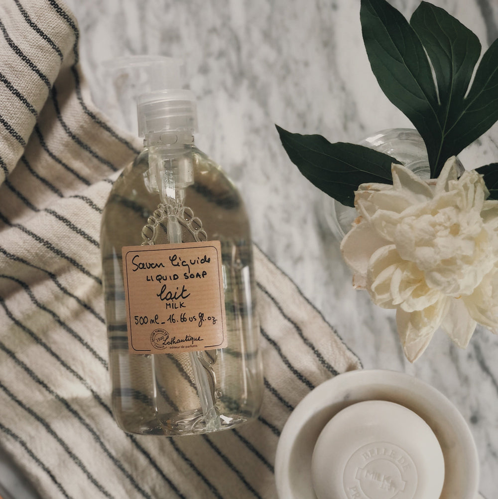 vintage home decor accessories - - Accessoires Décoration Maison - Savon à main lothantique - lait - Sur mon x