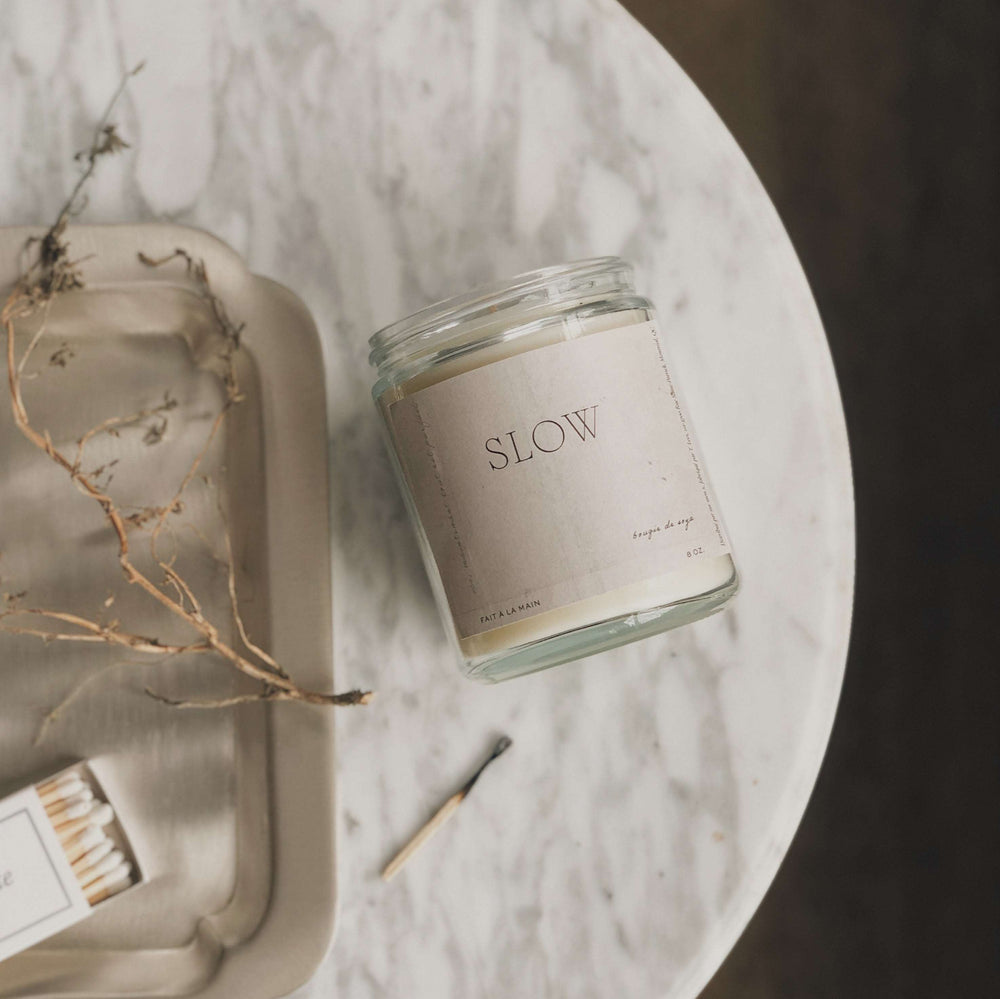 Bougie naturelle slow