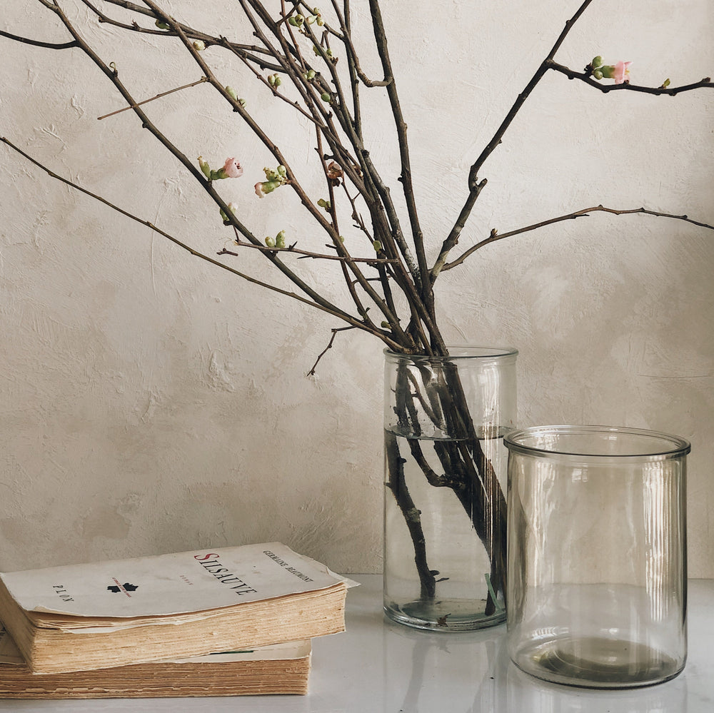 Accessoire de décoration maison Vase en verre - style européen vintage Sur mon X