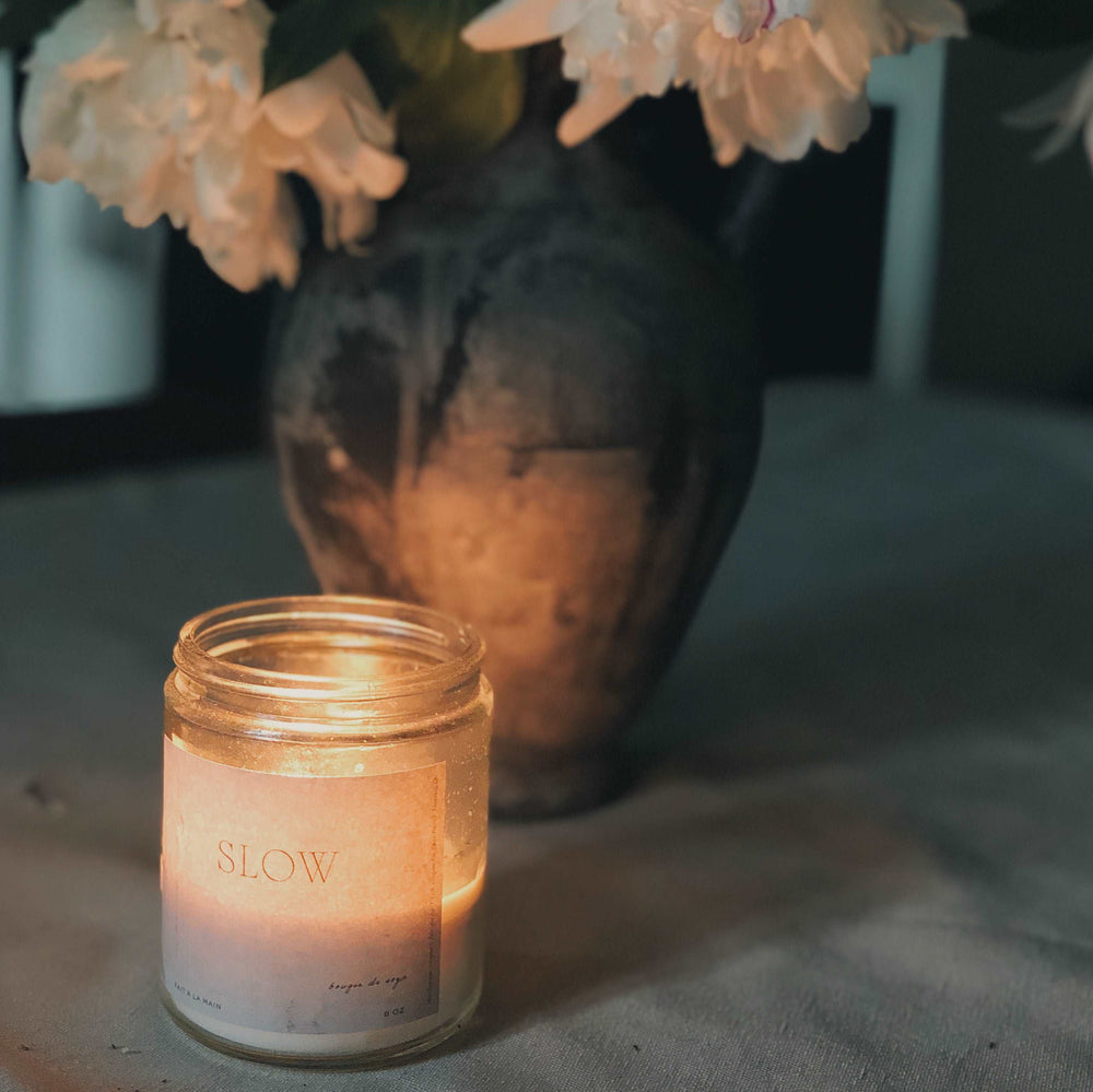 Bougie naturelle slow