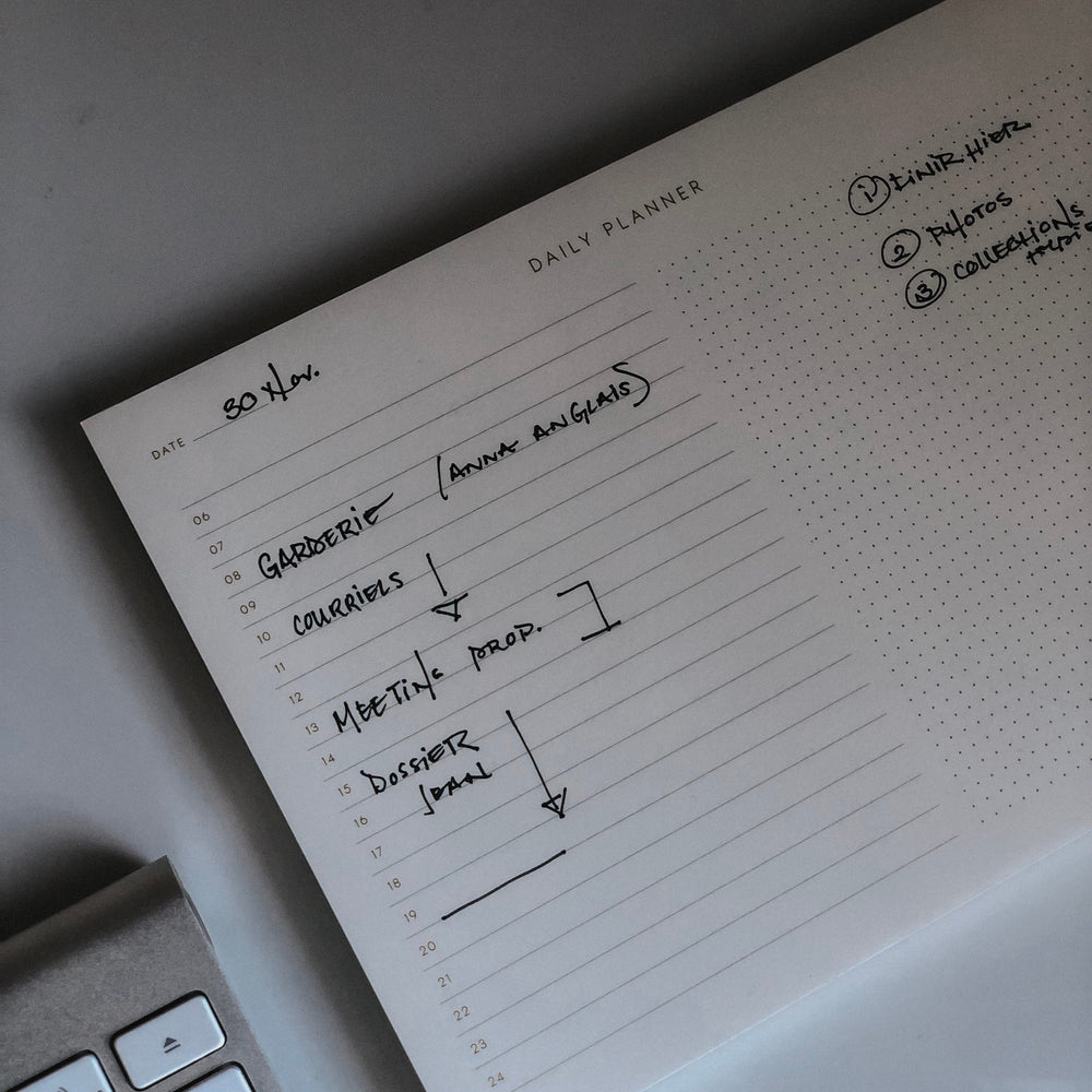 Planificateur quotidien