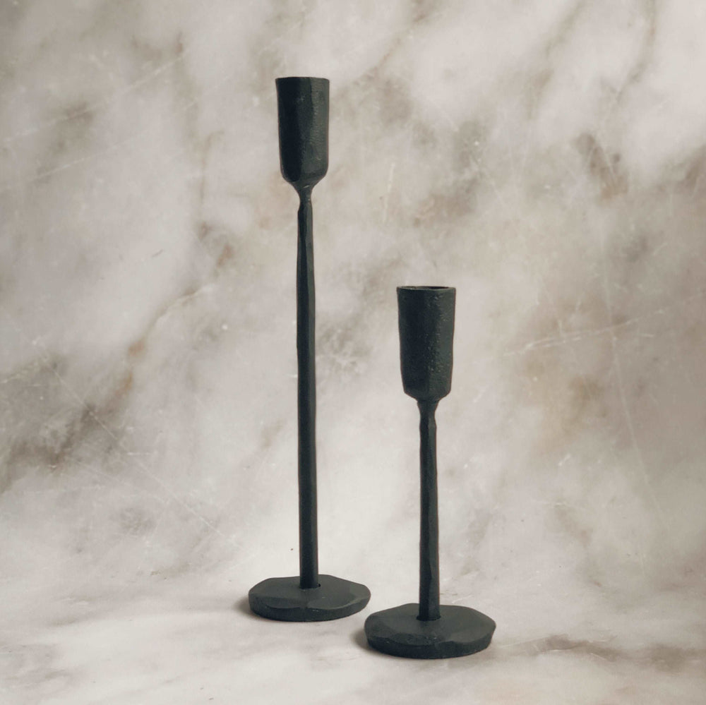 objet de décoration maison chandelier en fer noir vintage