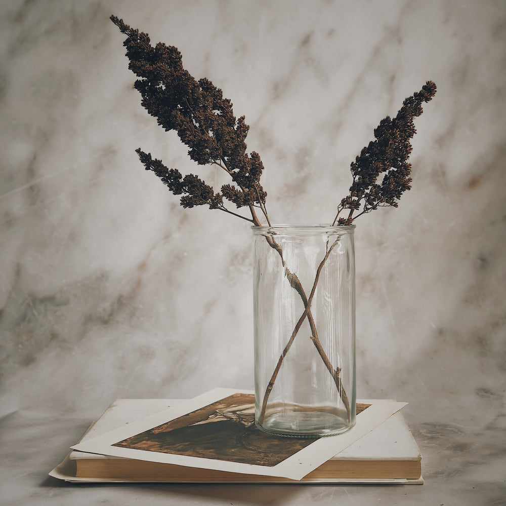 Accessoire de décoration maison Vase en verre - style européen vintage Sur mon X