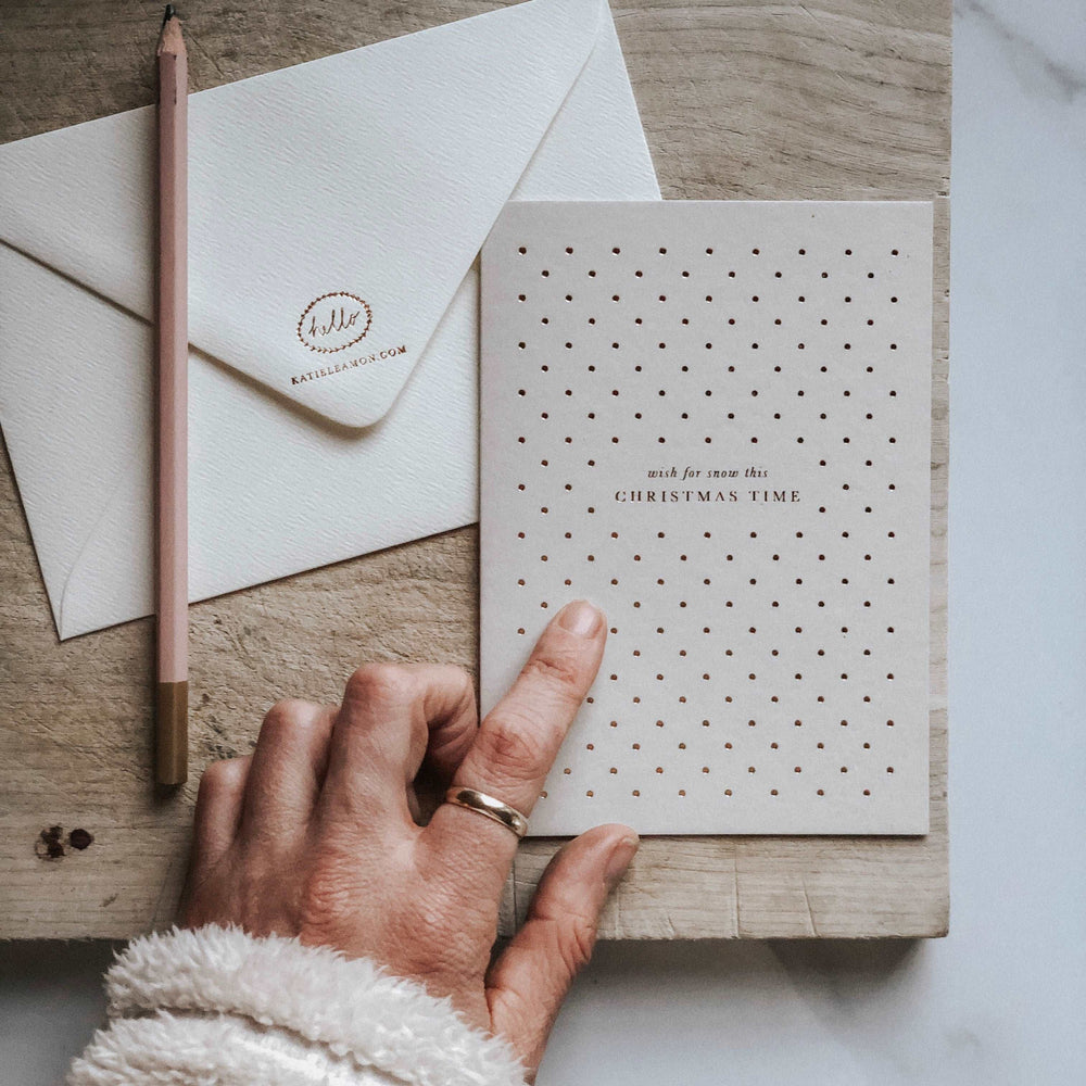 Carte de Noël de luxe