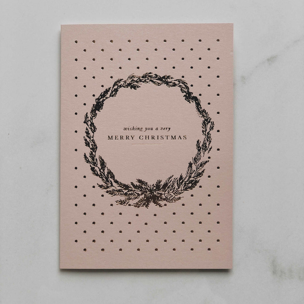 Carte de Noël de luxe