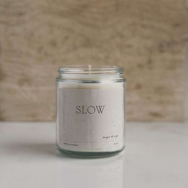 Bougie naturelle slow