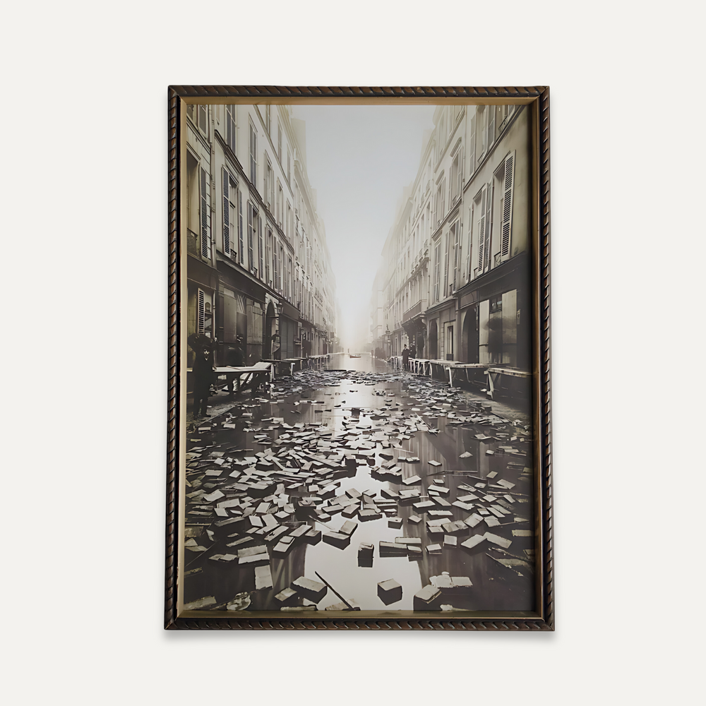 paris vintage printed wall art photograph