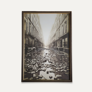 paris vintage printed wall art photograph