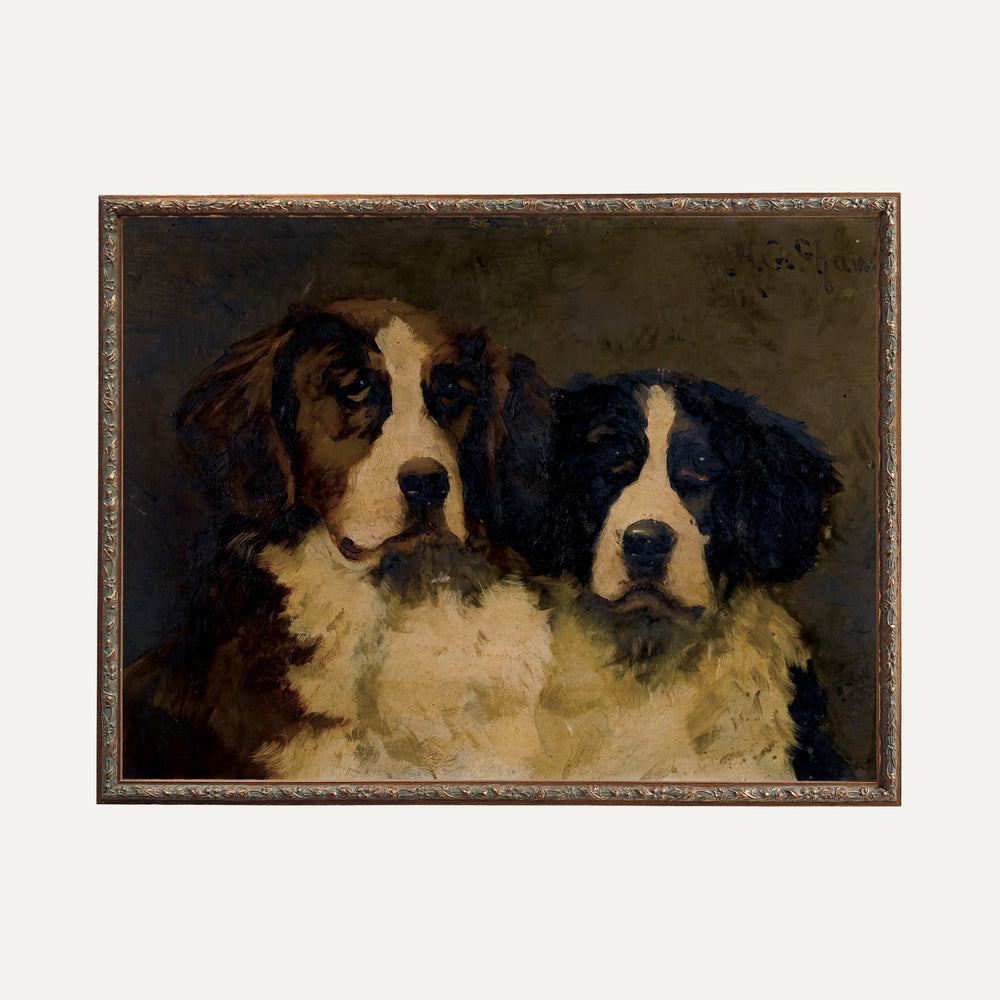 Impression sur papier beaux-arts- Fidèles compagnons