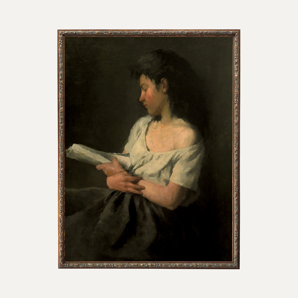Impression sur papier beaux-arts- La lectrice
