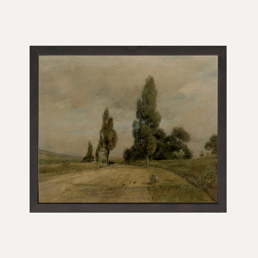 Impression sur papier beaux-arts- peinture paysage européen