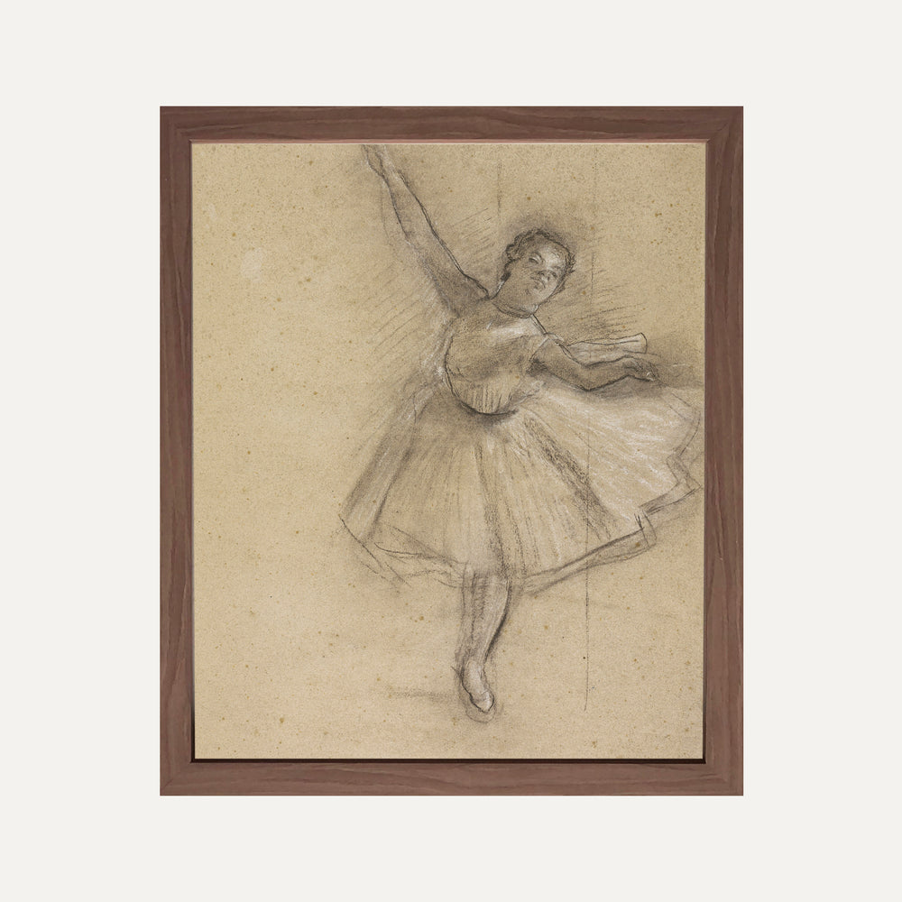 Impression sur papier beaux-arts- esquisse de ballerine