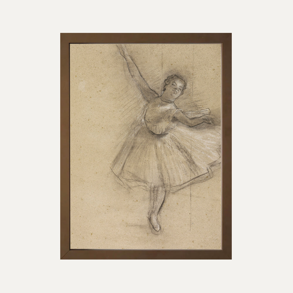 Impression sur papier beaux-arts- esquisse de ballerine