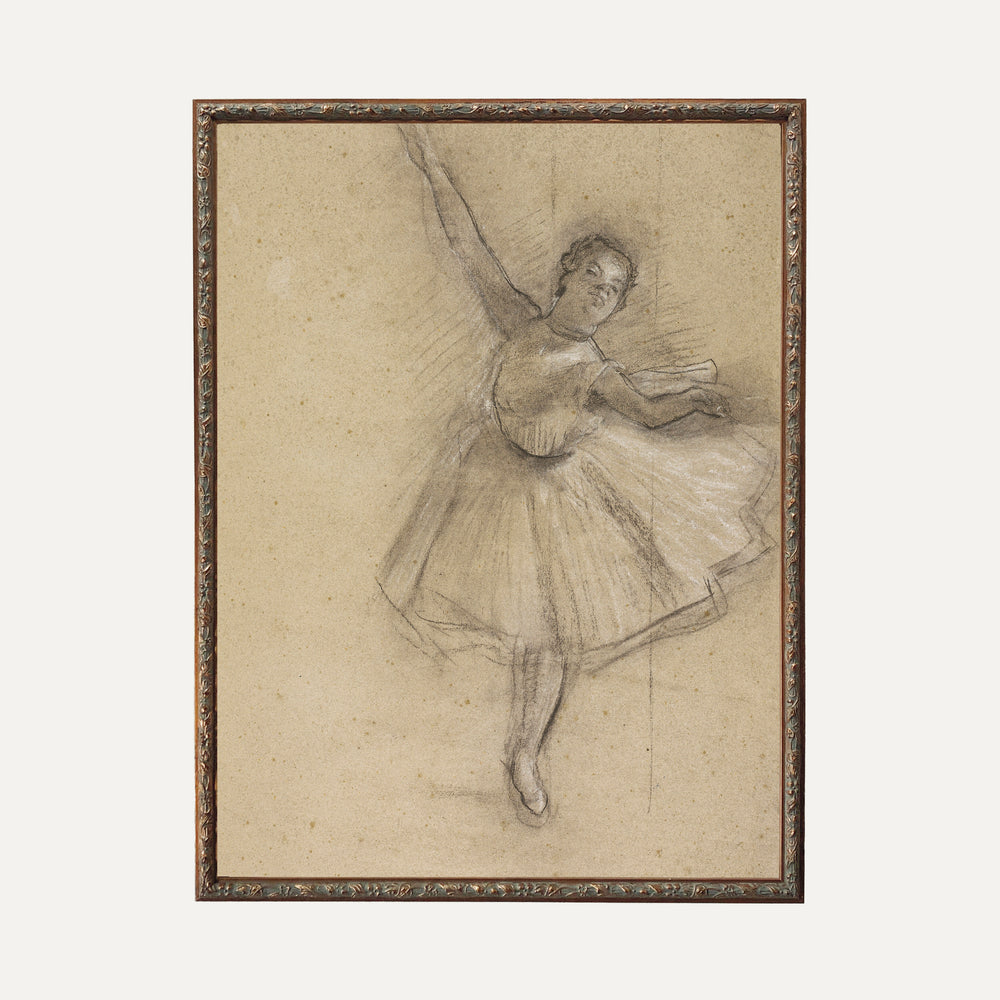 Impression sur papier beaux-arts- esquisse de ballerine