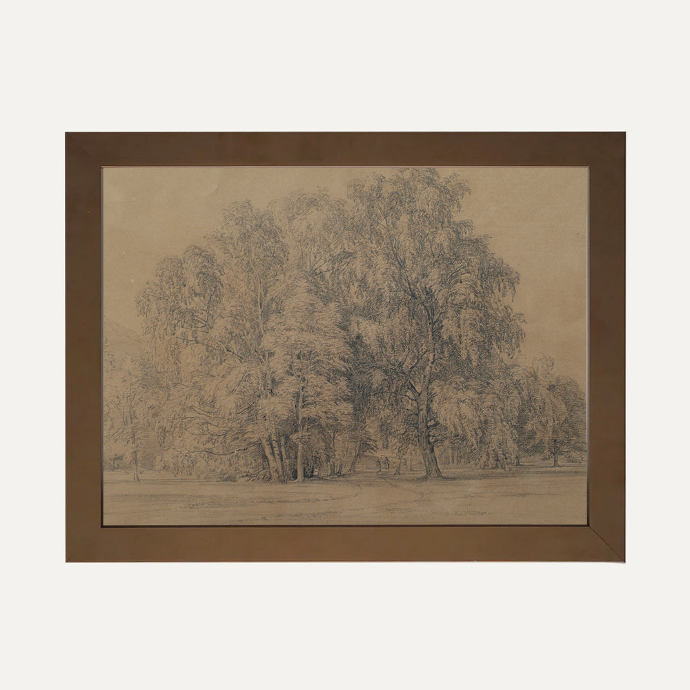 Impression sur papier beaux-arts - Esquisse paysage