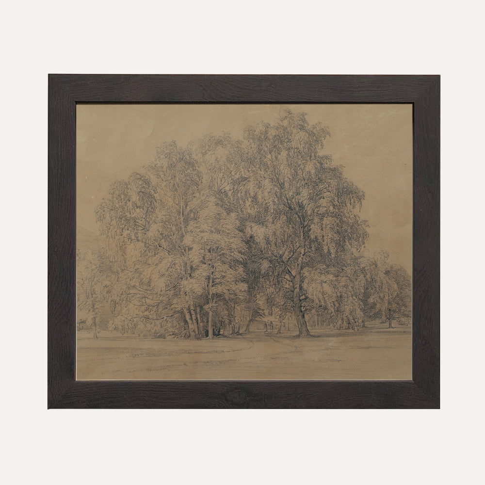 Impression sur papier beaux-arts - Esquisse paysage