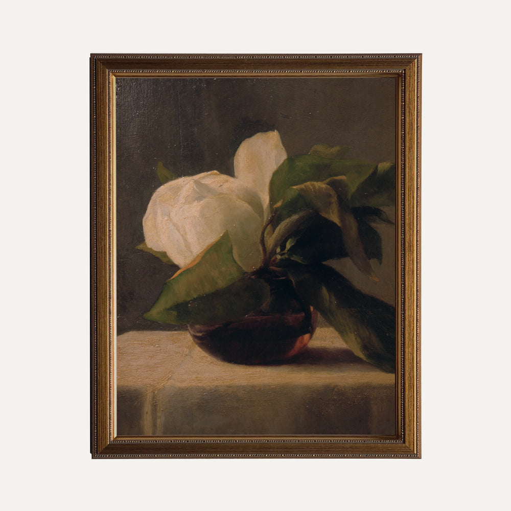 magnolia vintage print