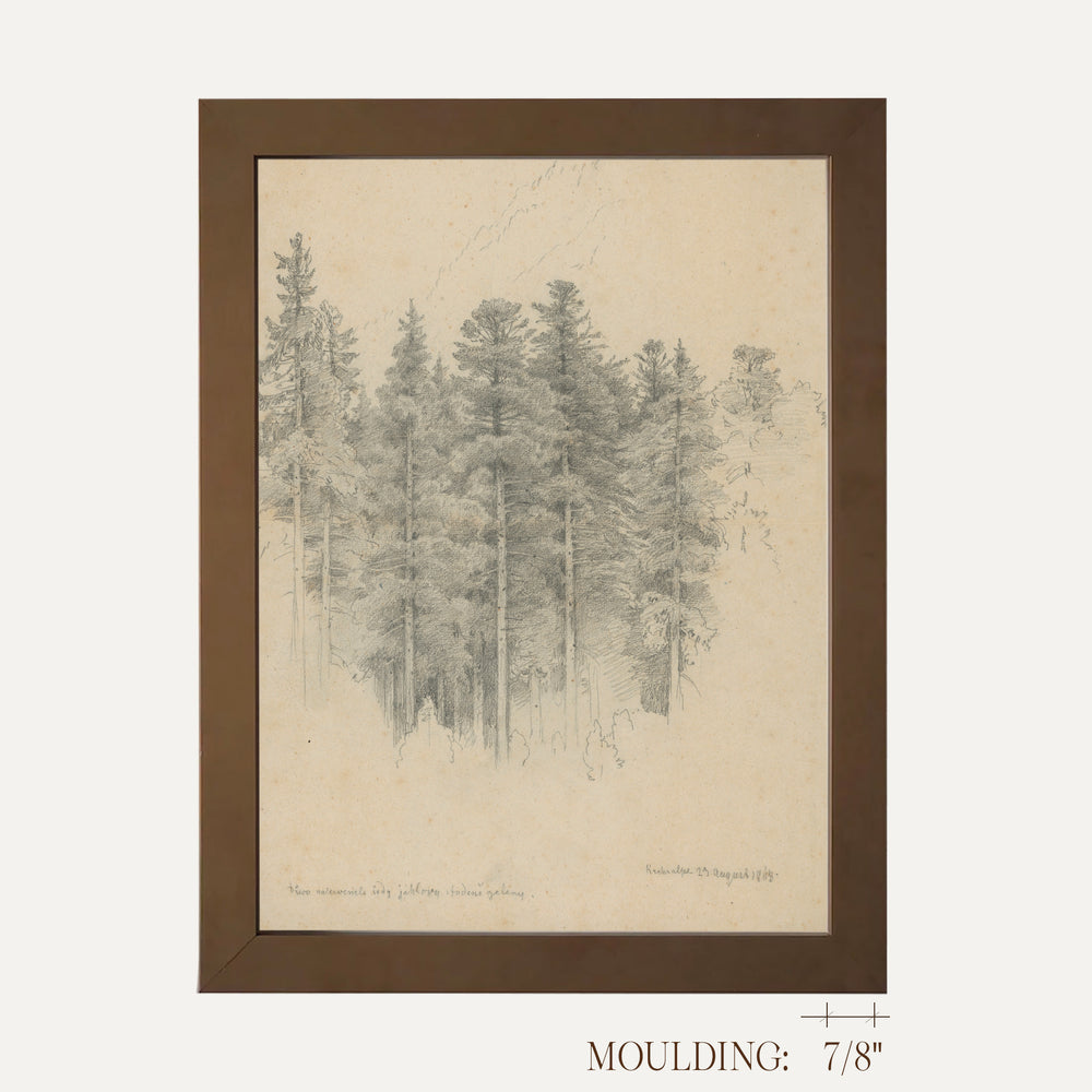 Impression sur mesure oeuvre vintage sur papier beaux-arts Sur mon x