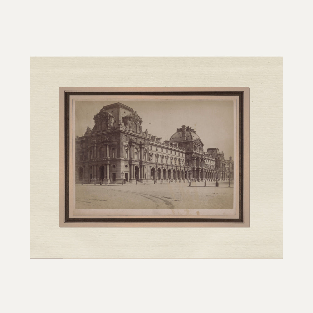 Impression sur papier beaux-arts - Le louvre