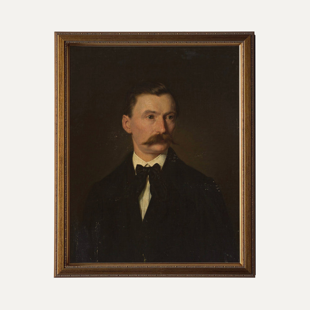Impression sur papier beaux-arts - portrait Leopold