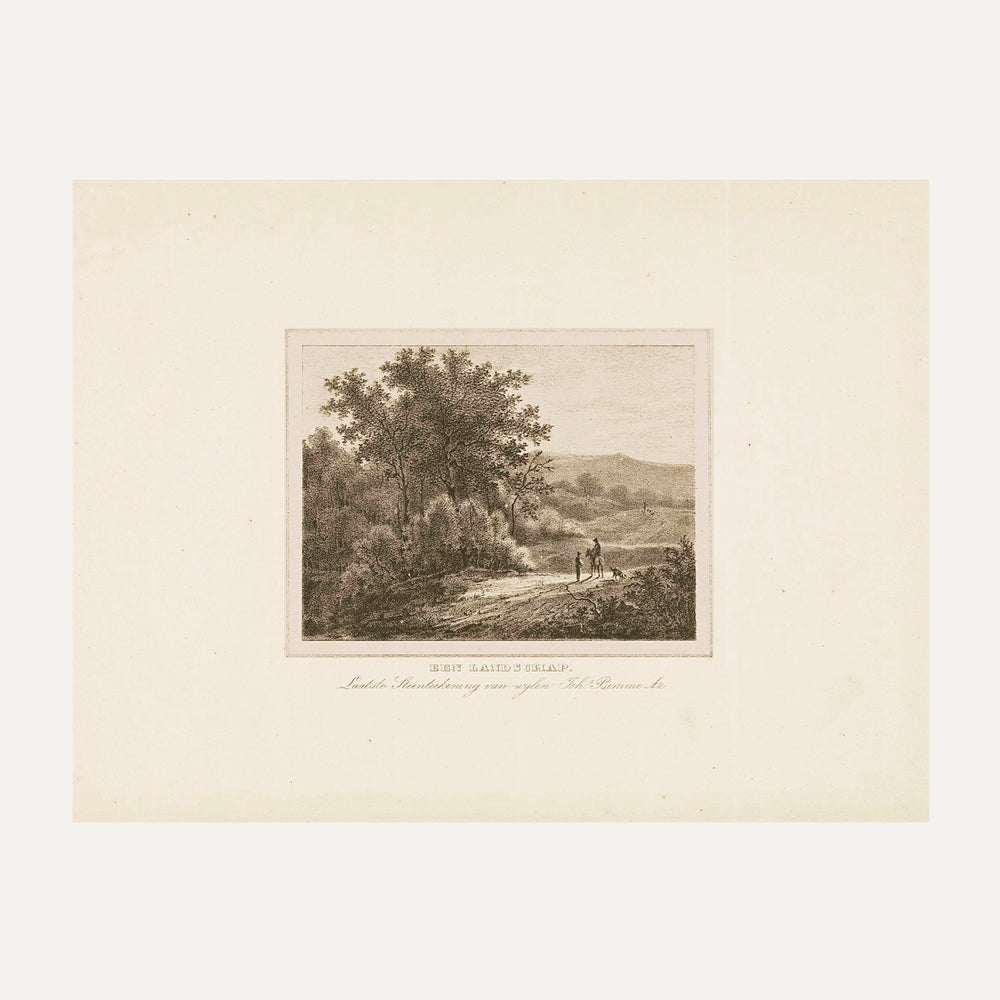 Timeless Landscape Lithograph | Custom Fine Art Print