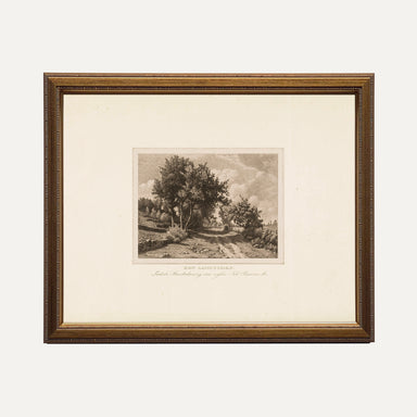 timeless vintage wall art lithographie landscape
