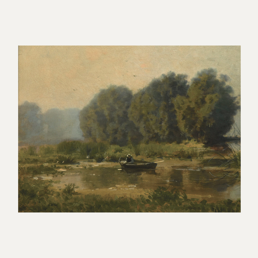 Impression sur papier beaux-arts - Le Silence du Lac